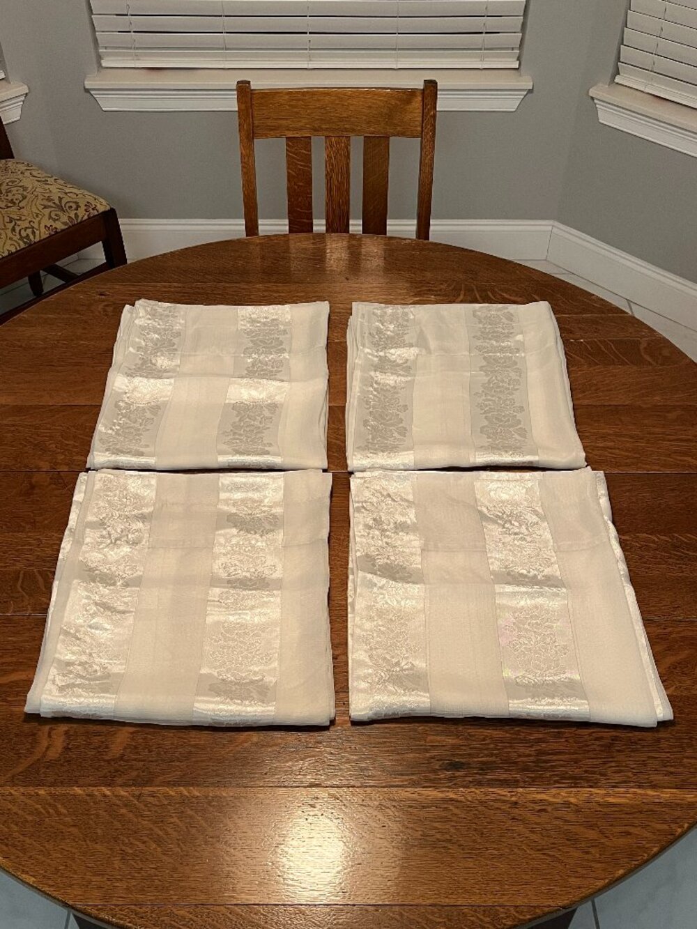 Semi-sheer curtains
